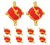 Veemoon 10Pcs Mini Lucky Lantern Pendants for Spring Festival - Handcrafted Red Chinese Hanging Charms - DIY Lunar New Year Decorations for 2026 Year of the Horse
