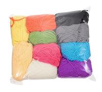 Veemoon 10Pcs Multi Color Thick Cotton Yarn Skeins for DIY Crochet Knitting Crafts Skin Friendly Pilling for Dolls Scarves and Handmade Projects Suitable for Adults