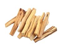 Veemoon 10pcs Natural Peruvian Santo Wood Smudging Sticks for Air Purification and Aromatherapy, Handcrafted 4.5-6.5G Holy Wooden Incense Sticks for Meditation and Stress Relief