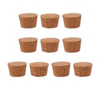 Veemoon 10pcs Natural Soft Wood Corks, Glass Bottle Cork Stoppers