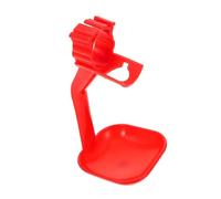 Veemoon 10pcs Poultry Drinking Cups Water Dispenser for Chickens Ducks with Bent Arm Hanging Design Farm Watering Equipment