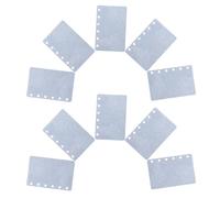 Veemoon 10pcs PP Binder Dividers for Ring Binder Loose Leaf Inserts Resistant to Wear and Bending Versatile Planner Accessories for Students and Professionals Easy to Rearrange and