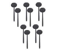 Veemoon 10Pcs Professional Eye Occluder with Slip Handle Abs Plastic Vision Test Tool for Optometry Accessories Ergonomic Handheld Design for Accurate Eye Shielding and Visual Assessment