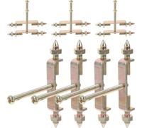 Veemoon 10Pcs PVC Insulation Repair Rods for Electric Wall Mount Outlet Box with Screws Suitable for Switch Box Fixing and Electrical Maintenance