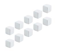 Veemoon 10pcs Reptile Calcium Blocks Mineral Stone for Tortoise and Gecko Providing Calcium Minerals, Safe and Healthy Aquarium Supply for Adding into Food or Water