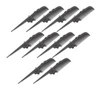 Veemoon 10pcs Retro Design Plastic Fine Tooth Tail Combs for Women Elegant Folding Hair Styling Tools with Parting Tip for Teasing and Picking out Strands at Home Salon