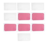 Veemoon 10pcs Reusable Silicone Eyelash Extension Pads Pink Transparent False Lash Applicator Replacement for Lash Artists Holder Gasket Pallet