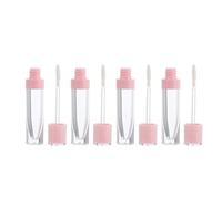 Veemoon 10pcs round Lip Glaze Empty Tube Lip Gloss Tube Balm Bottles for Makeup Gloss Bottle