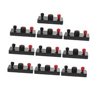Veemoon 10pcs Screw Light Bulb Holder Physics Lab Supply Small Lamp Base Teaching Lamp Holders for School Projects
