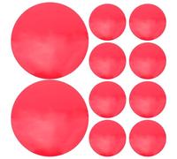 Veemoon 10pcs Self Adhesive Light Diffuser Film Warm Light Filter for Lamp round Stickers for Photo Studio Gel Filters