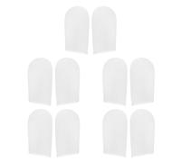 Veemoon 10pcs Silicone Hanger End Protectors with Wide Fit and Antislip Grip for Wire Hangers, Protective Sleeve Covers to Prevent Scratches and Damage on Garments, for Home Use