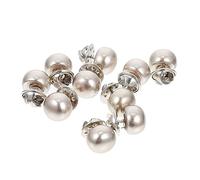 Veemoon 10pcs Silver Invisible Snap Buttons for Women Shirt Cardigan, Detachable Safety Skirt Brooch Buttons, Anti-exposure Clothes Decorations for Sewing and Clothing Repair