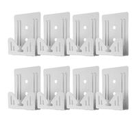 Veemoon 10pcs Silver Iron Picture Frame Hangers Hooks with Resistance Against Break and Durability for Secure Mirror and Picture Hanging