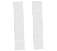 Veemoon 10Pcs Square Oil Painting Frames White Solid Wood Canvas Boards for Artists Drawing Supplies DIY Art Craft Painting Panels