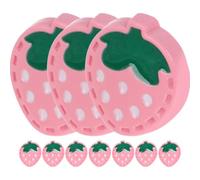 Veemoon 10pcs Strawberry Button Set Plastic Cute Cartoon Sewing Buttons Adorable Decoration for Clothing DIY Jewelry Making