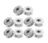 Veemoon 10PCS Timing Belt Pulley: 20 Teeth 3mm Bore Synchronous Wheel - Aluminum Idler Pulley for 6mm Width Belt 3D Printers CNC Robotics Precision Machinery