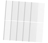 Veemoon 10pcs Transparent File Folders with Sliding Rods Slip Report Covers for Office School Business Document Organization and Storage