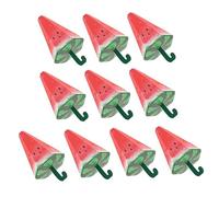 Veemoon 10pcs Umbrella Shaped Candy Boxes Vibrant Party Favor Treat Boxes Fun Packaging for Summer Parties Birthdays Showers Weddings Lightweight Easy to Assemble