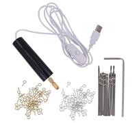 Veemoon 115 Pcs USB Charging Cordless Rotary Tool Mini Electric Drill Kit with Drill Bits for Engraving Polishing Crafting DIY Home Workshop Use