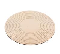 Veemoon 11piece Wooden Pottery Modeling Tools Concentric Circle Geometric Cutting Rails Versatile Clay Mold for Educational Settings and Pottery Schools