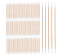 Veemoon 1200pcs Double-Ended Wooden Handles Fine Point Tips for Manicure Eyebrow Tattoo Precision Cleaning Cosmetic Sticks for Salon and DIY