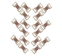 Veemoon 120pcs Elastic Bandage Clips Replacement Fasteners with Aluminum Buckles Secure Stretch Wrap Clasps for Sports and Medical Use Comfortable Snug Fit Preventing Loosening