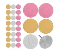Veemoon 120pcs Foot Grinder Sanding Discs for Nail Drill with Comprehensive Grit Variety and Stable Operation, 0.98in Nail Art Sandpaper Sheets for Dead Skin and Calluses Removal, for Home