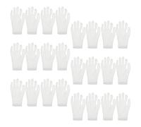Veemoon 12pairs White Cotton Moisturizing Gloves for Overnight Use for Dry Hands and Skin Care Routine