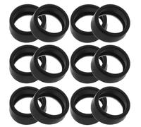 Veemoon 12pcs 1:64 Scale Rc Model Car Drift Rubber Wheel Covers Flat Tire DIY Remote Control Vehicle Accessories for Car and Truck Building