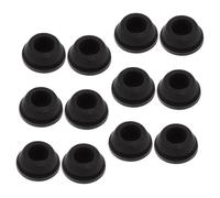 Veemoon 12pcs Air Conditioner Outdoor Unit Drain Plug Kit 20mm Rubber Hole Stoppers Sturdy Water Resistant Easy to Install Grey