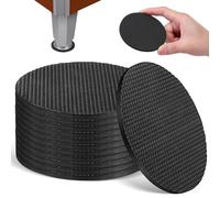 Veemoon 12Pcs Billiards Table Leveler Pads EVA Thickened Pool Table Foot Pads Floor Protectors Diameter 8.6Cm for Furniture Stability