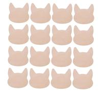 Veemoon 12pcs Cat Cutouts Unfinished DIY Craft Wall Decorations and Ornaments for Pet Cat Parties Halloween Themed Home and Office Decor
