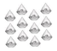 Veemoon 12pcs Diamond Shaped Candy Storage Boxes for Weddings Durable present Wrapping Boxes Festive Candy Packaging for Special Occasions
