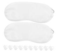 Veemoon 12pcs Disposable Lightweight Eye Masks Sleeping Eye Covers for Travel Protection Masks Soft Patches for Airplane