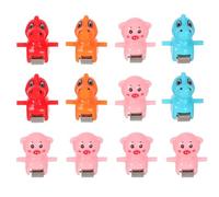 Veemoon 12pcs Electric Stair-climbing Track Adapter Set with Pig and Dinosaur Accessories, Small Climbing Stairs Replacement for ’ Birthday Present Playset