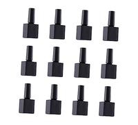 Veemoon 12pcs Empty Nail Polish Bottles Premium Glass Nail Polish Containers for Travel for Essential Oils Easy to Label Compact Convenient