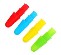 Veemoon 12pcs Finger Protectors Sleeve Heat-Resistant Silicone Thumb Cover Cut Resistant Finger Cots Antiscalding Large for Cooking Crafting DIY