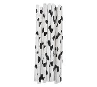 Veemoon 12pcs Hand-Painted Wooden Sketching Pencils with Cute Cow Pattern, Decorative Farm Animal Pencils for ’ Birthday Favors, School and Classroom Art Supplies