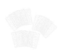 Veemoon 12Pcs Leopard Print Hollow Painting Stencils Reusable DIY Drawing Templates for Crafts Fashion Fabric Decoration