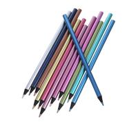 Veemoon 12Pcs Metallic Core Colored Pencils Vibrant Colors with Leads for Artists Students Home Use Smooth Writing Portable Bulk Drawing and Coloring Supplies