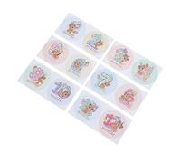 Veemoon 12pcs Milestone Stickers for Newborns Month Wall Decals Sports Theme Safe Reusable Milestone Mat for Girls Boys Decor