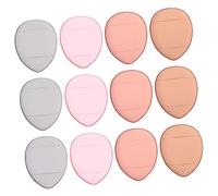 Veemoon 12pcs Mini Powder Puff Makeup Sponge Comfortable Cosmetic Face Puff Set for Women Facial Beauty Applicator in Mixed Colors