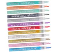 Veemoon 12pcs Nail Art Paint Pens Lightweight Comfortable Grip Acrylic Manicure Drawing Tools for Fine Lines Dots and Petals DIY Nail Designs for Salon and Home Use