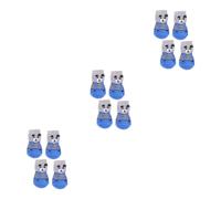 Veemoon 12pcs Pet Ankle Socks for Dogs and Cats Cotton Knitted Socks Random Paws from Scratches and Keeps Pets Clean