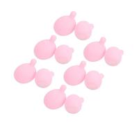 Veemoon 12pcs Pink Bubble Replacement Inserts for DIY Doll Making Silicone Squeeze Balls for Creative Fun and Relaxation Interchangeable Bubble Inserts for Crafting