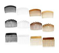 Veemoon 12pcs Retro Comb Set Hair Comb Vintage Twist Clips Bun Clips Bridal Accessories Chignon Accessories Hair Women Plastic