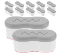 Veemoon 12Pcs Self-Adhesive Toilet Seat Bumper Pads for Bidet Attachment, Universal Silent Cushion Spacers for Home and Hotel Bathroom Toilet Seat Protection