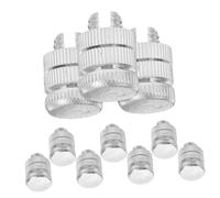 Veemoon 12pcs Split Bolt Wire Inline Junction Connectors for Electric Fencing Quick Installation Electric Rope Clamps for Farms Gardens Containment Systems Compact and Leak Resistant Fence
