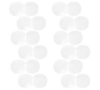 Veemoon 12pcs Table Tennis Racket Protective Film Sheets - Thick Double-sided Adhesive Cover for Paddle Rubber - Professional Sticky Plastic Paddle Protection for Table Tennis Use