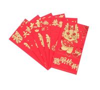 Veemoon 12pcs Traditional Chinese Style Red Envelopes for Lunar Year Dragon Design Lucky Money Pouches for Weddings Birthdays and Festival Celebrations